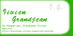 vivien grandjean business card